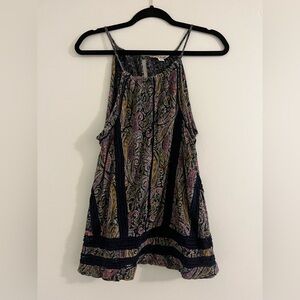 Lucky Brand Paisley Print Sleeveless Top